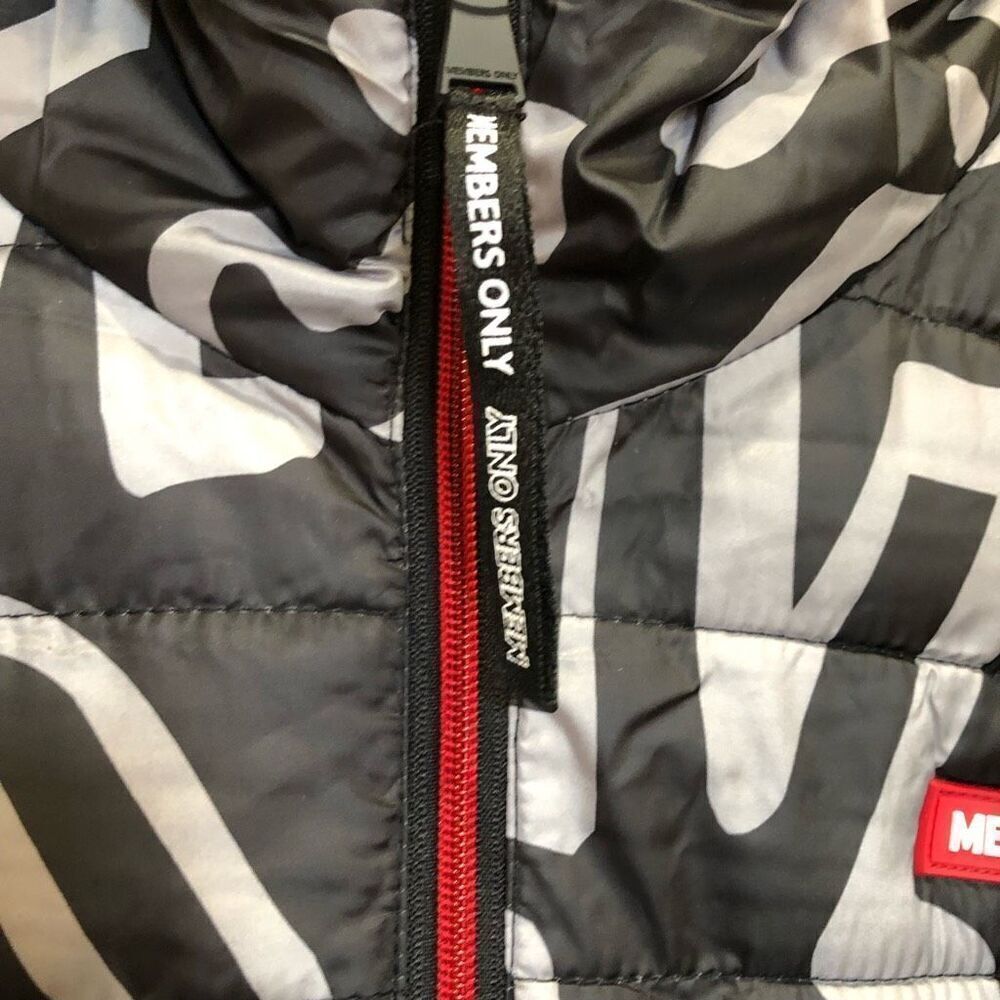 MEMBERS ONLY + KEITH HARANG - M Sz XL -NWT Reversible Puffer Jacket - Picture 13 of 16